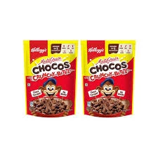 Kellogg's Multigrain Chocos Crunchy Bites Kids Cereal - Pack of 2 375g