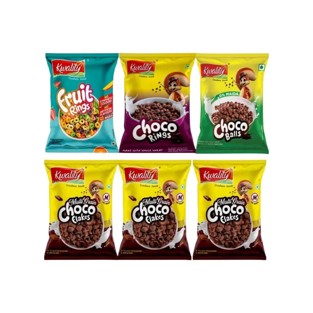 Kwality Multigrain Chocos & Cereal Combo Pack 102g