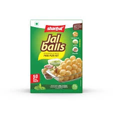 Shareat Jal Balls Puri Papad Kit 215 g (Pack 0f 50)