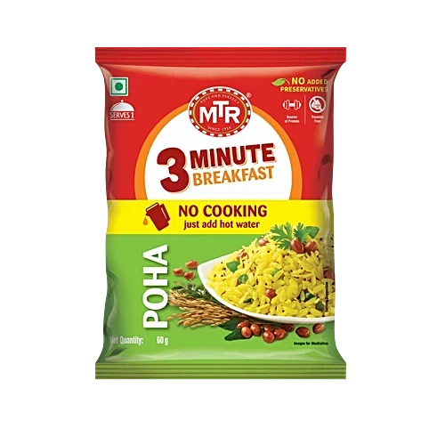 MTR 3 Minute Breakfast Poha Mix 60 g