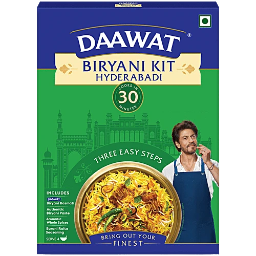 Daawat Hyderabadi Biryani Kit 334 g