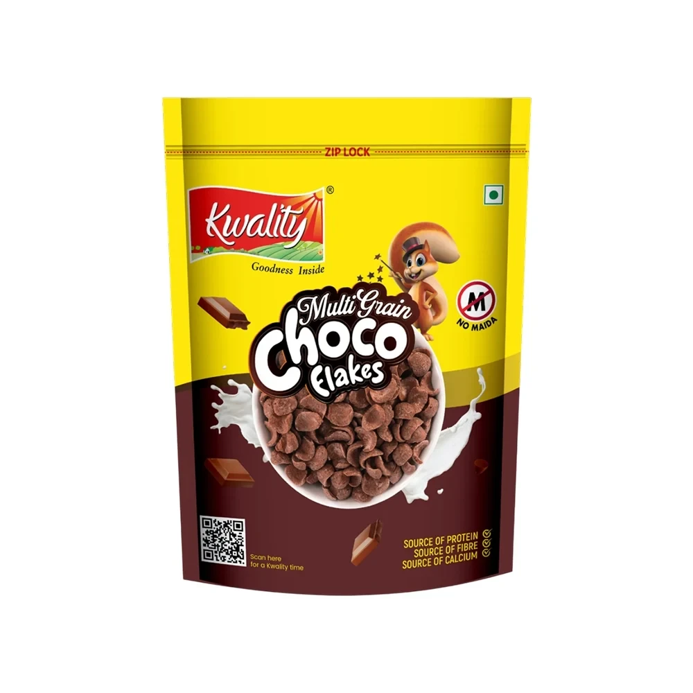 Kwality Multigrain Choco Flakes - No Maida 1kg