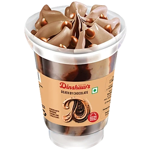 Dinshaw's Death By Chocolate Sundae Ice Cream Cup 125ML