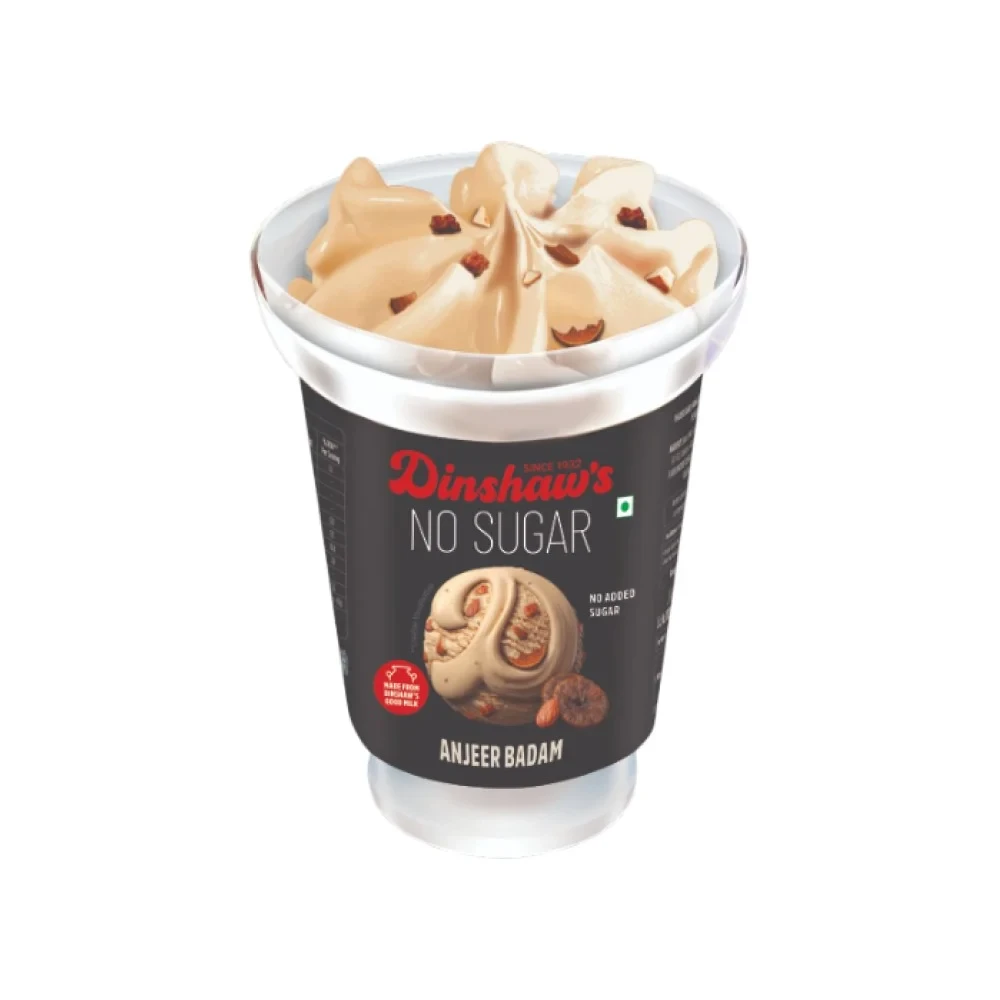 Dinshaw's Anjeer Badam Ice Cream Cup 100ML