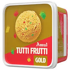 Amul Gold Tutti Frutti Ice Cream Tub 1L