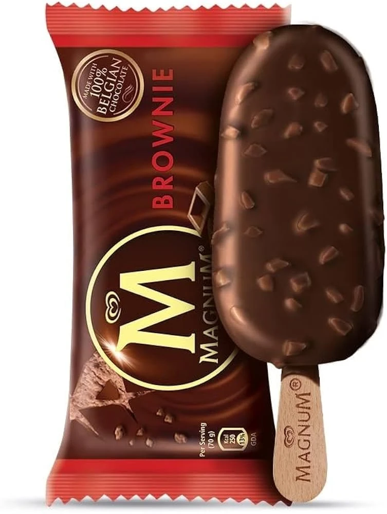 Kwality Wall's Magnum Brownie Ice Cream Stick 70ML