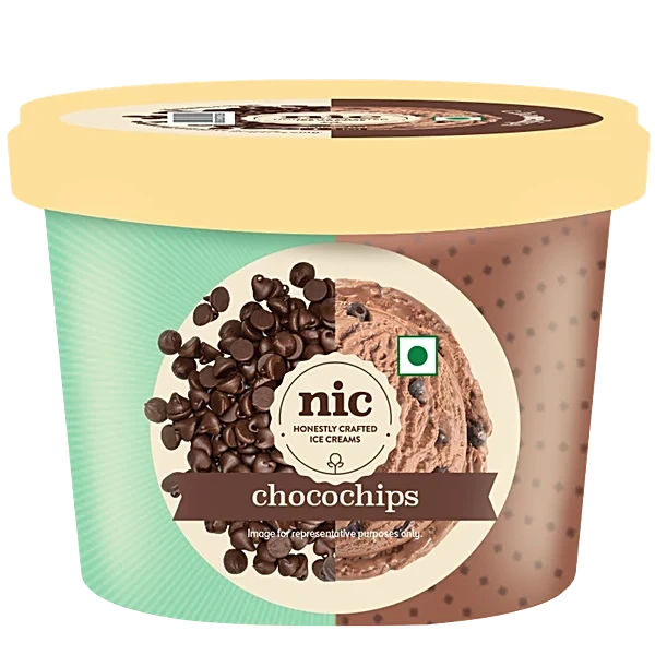 NIC Choco Chips Ice Cream Cup 100ml