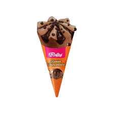 Rollick Swiss Chocolate Ice Cream Cone 100ml