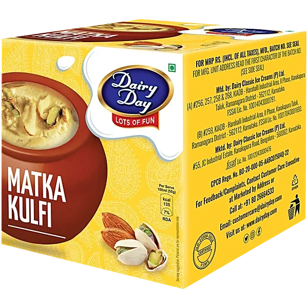 Dairy Day Matka Kulfi Ice Cream 100ml
