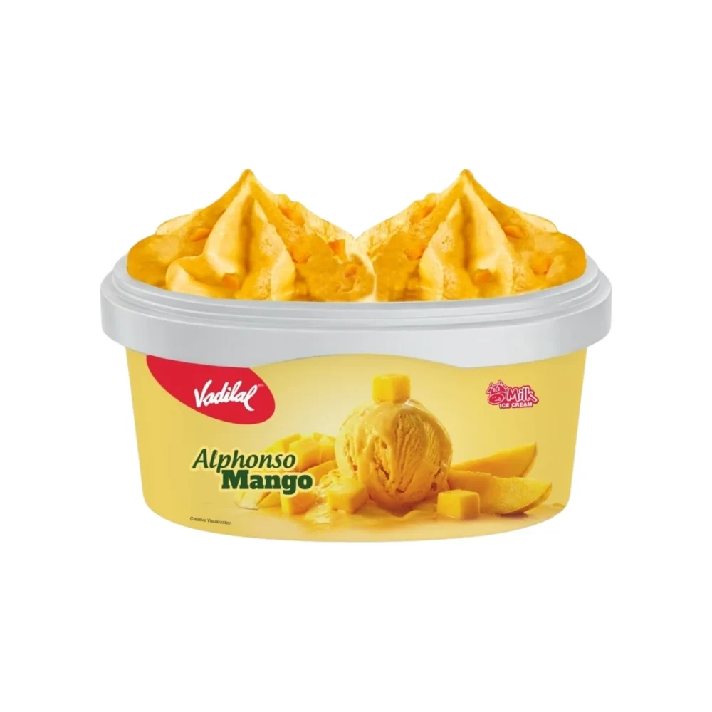 Vadilal Alphonso Mango Ice Cream Tub 500 ml