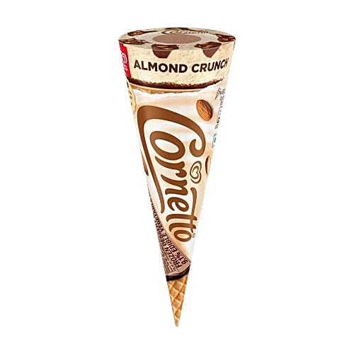 Kwality Walls Cornetto Almond Crunch Frozen Dessert Cone 105ml