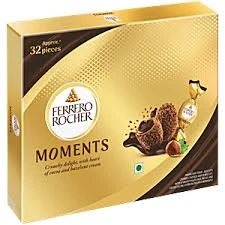 Ferrero Rocher Moments Chocolate Gift Pack (32 pieces) 185.6 g (32 pcs), 185.6 g
