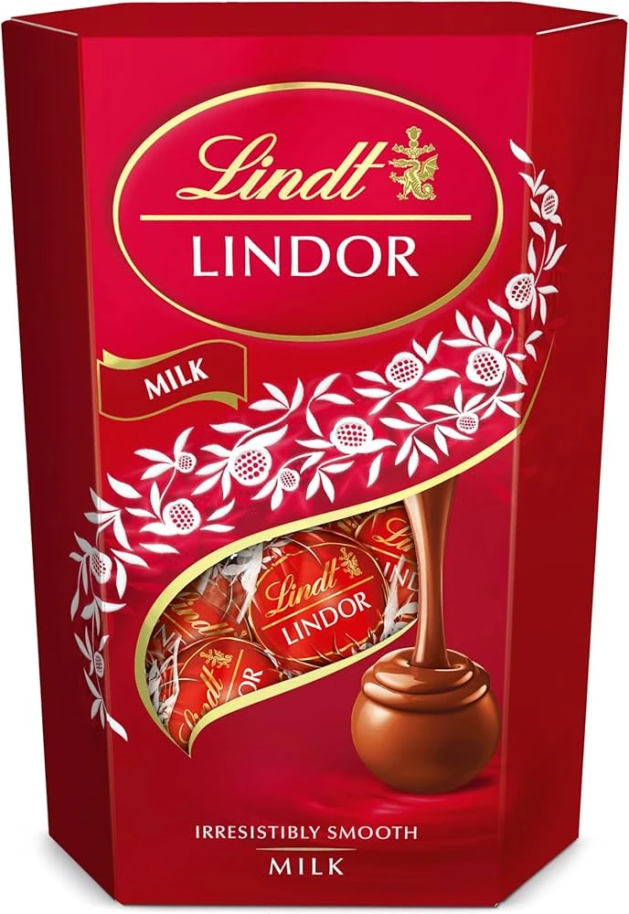 Lindt Lindor Milk Truffle Chocolate Gift Pack 137 g (8 pcs), 137 g