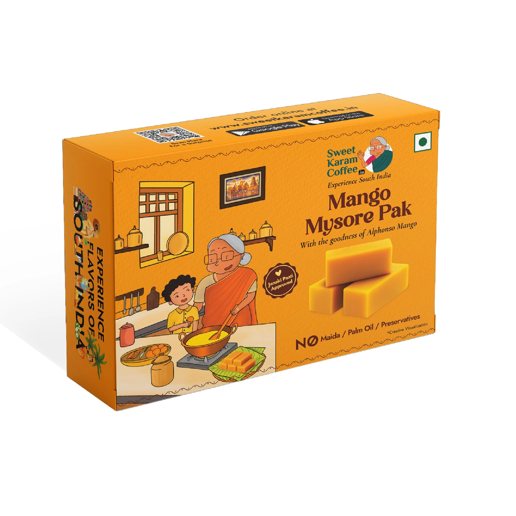 Original Ghee Mysore Pak by Sweet Karam Coffee 100gm