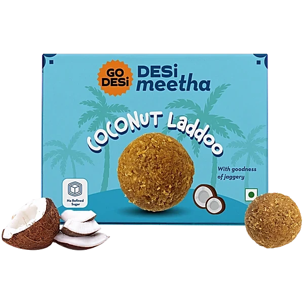 Jaggery Coconut Laddu by GO DESi 200 g
