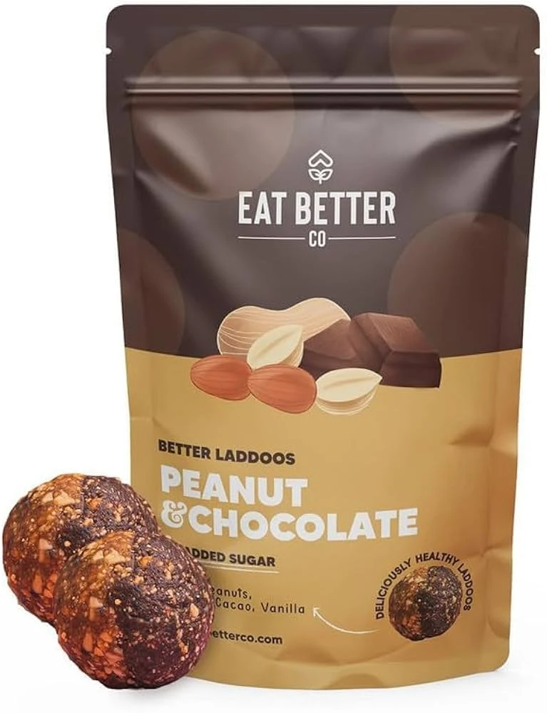 Peanut Chocolate No Added Sugar Laddu by Eat Better Co 200 g