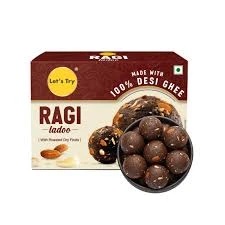 Ragi Laddu with Roasted DryFruits by Let's Try 250 g