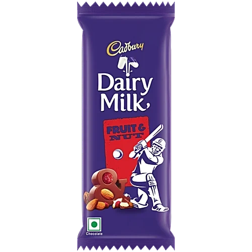 Cadbury Dairy Milk Fruit & Nut Chocolate Bar Cricket Pack 36g