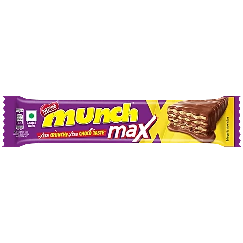 Nestle Munch Max - Choco Coated Crunchy Wafer Chocolate 115.5 g