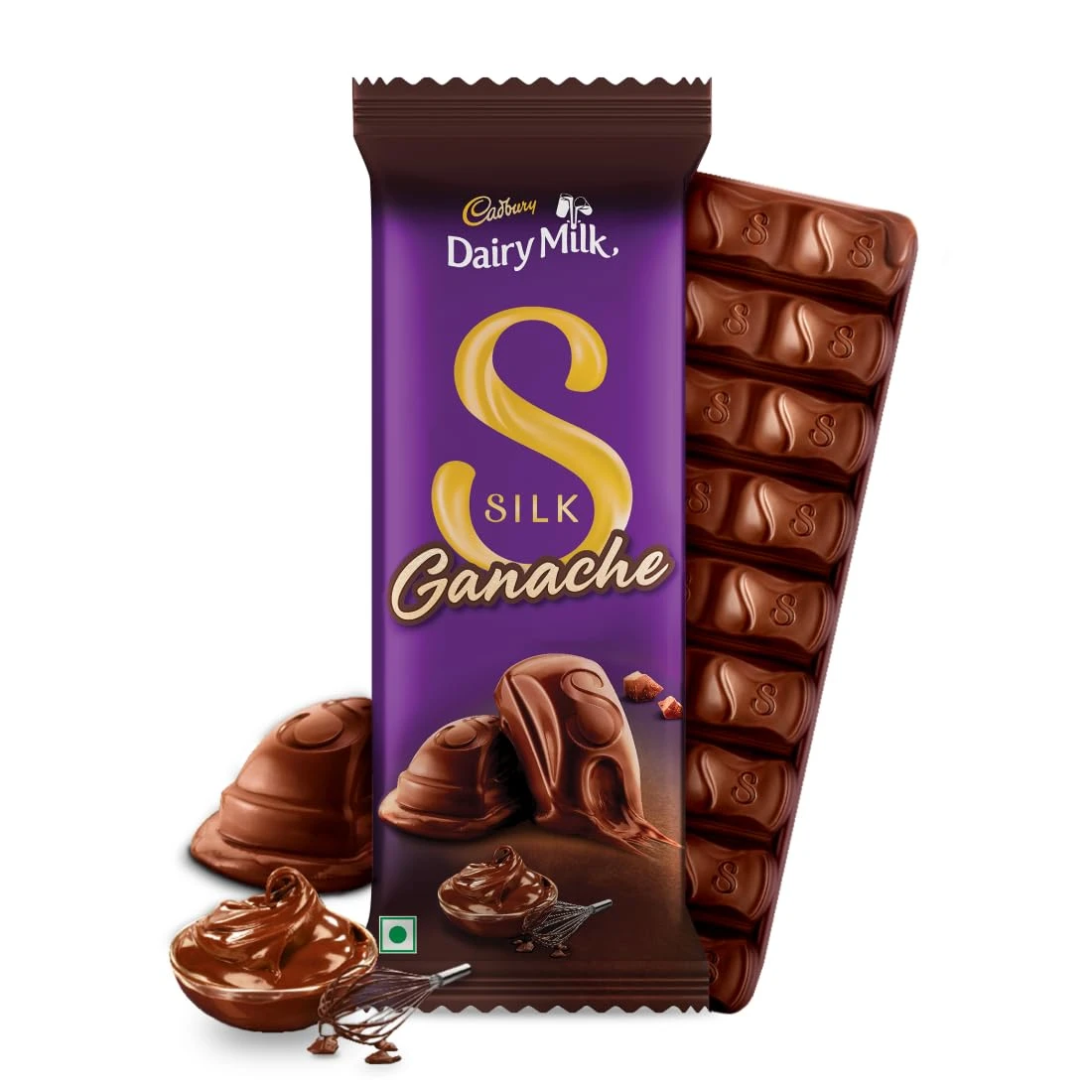 Cadbury Dairy Milk Silk Ganache Milk Chocolate Bar 137 g