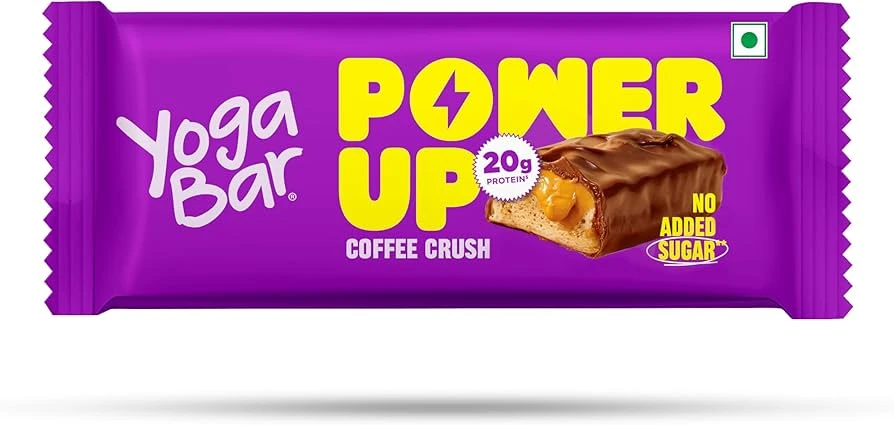 Yoga Bar 20 g Protein Bar, Coffee Rush, No Added Sugar 70g