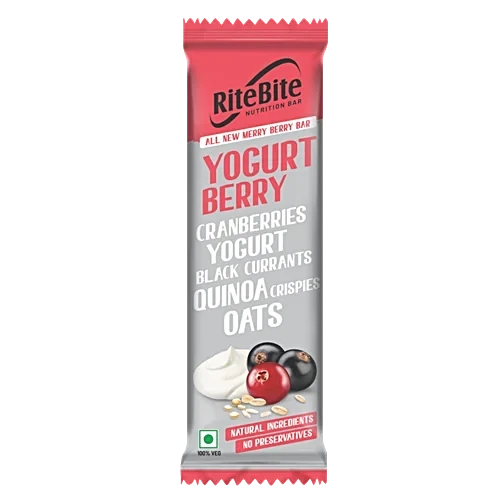RiteBite Yogurt Berry Nutrition Bar 35g
