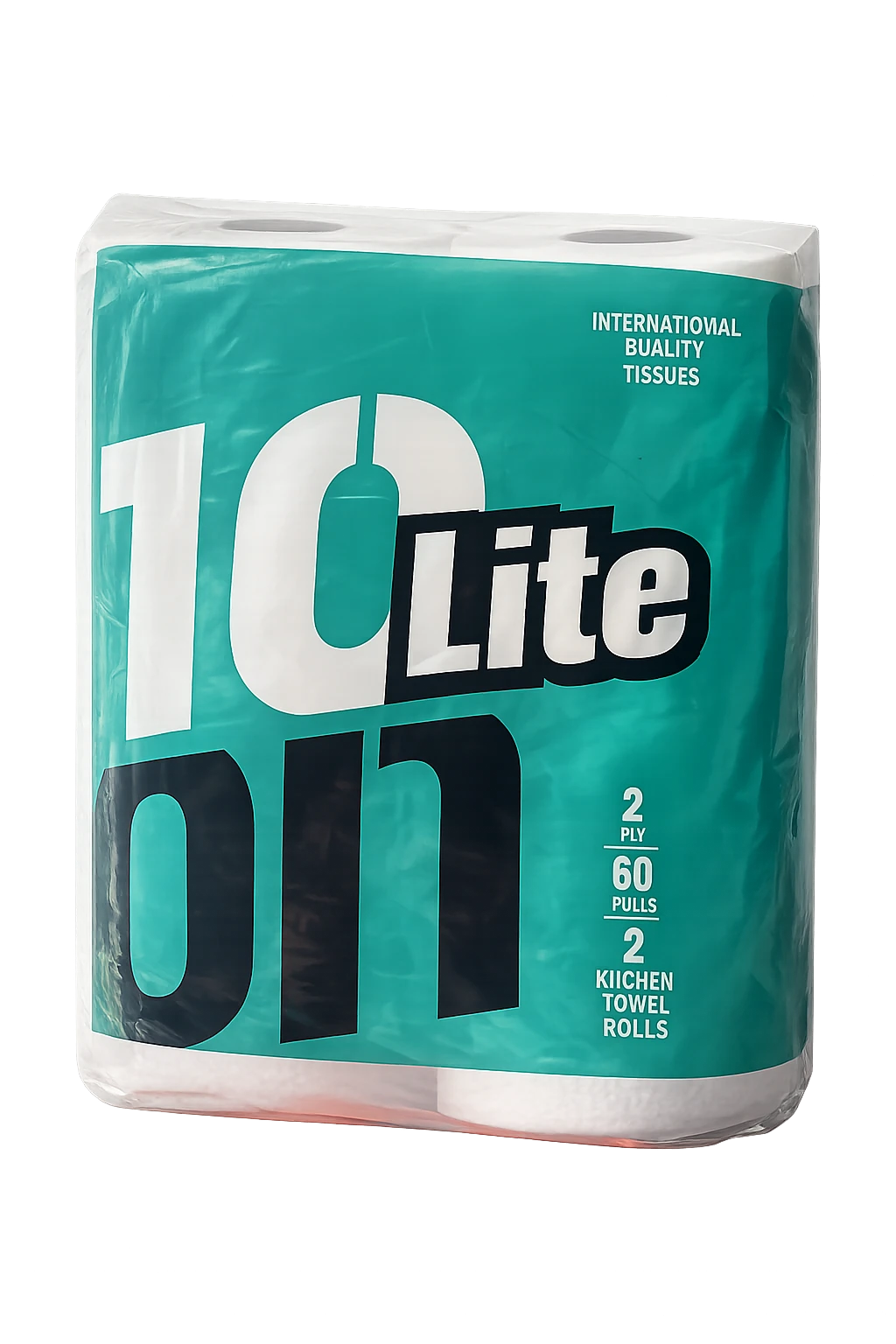10on Tissue Lite Kitchen Towel 2 Ply 60 Pulls