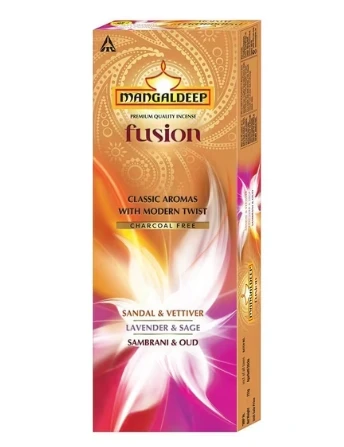 Mangaldeep Fusion 3-in-1 Premium Agarbatti – 213 g
