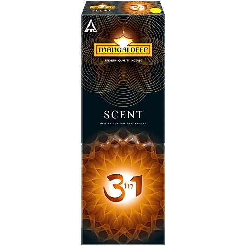 Mangaldeep 3-in-1 Scent Premium Agarbatti – 213 g
